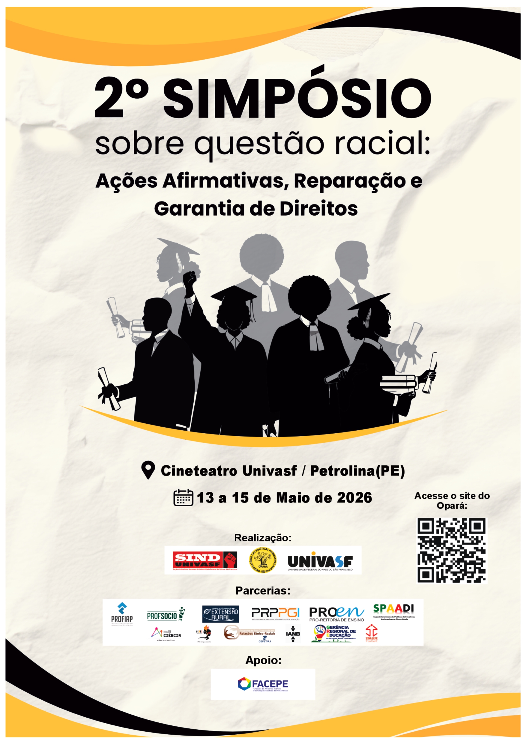 OPARÁ e parceiros realizarão o 2º Simpósio sobre Questão Racial